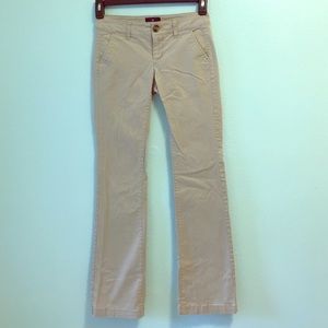 American Eagle Kick Boot Khaki Pants