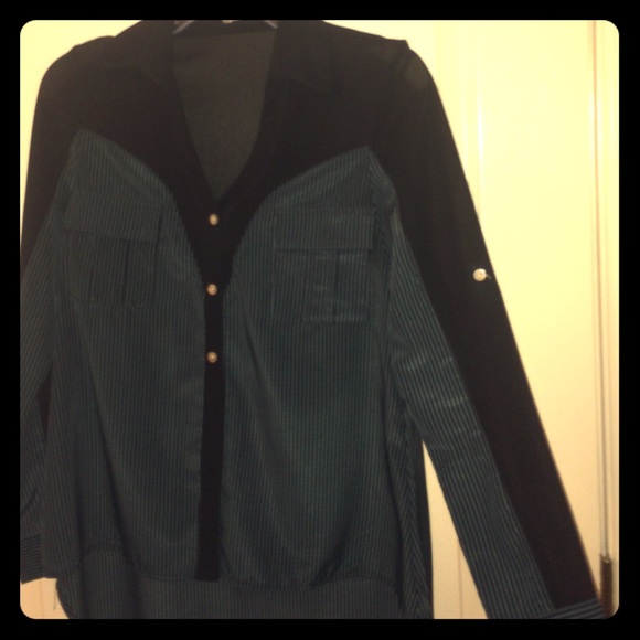 Love Riche women's long sleeve button up