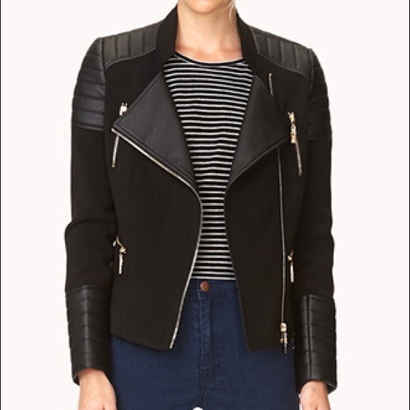 Moto Babe Faux Leather Jacket