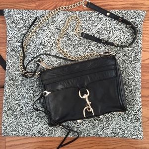 Rebecca Minkoff Bags - Rebecca Minkoff black mini Mac cross body bag Rebecca Minkoff Bags - Rebecca Minkoff black mini Mac cross body bag
