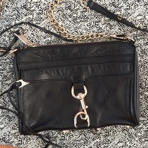 Rebecca Minkoff Bags - Rebecca Minkoff black mini Mac cross body bag Rebecca Minkoff Bags - Rebecca Minkoff black mini Mac cross body bag