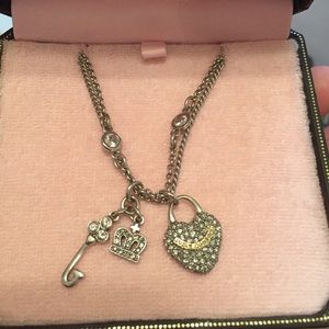 Juicy Couture Key to my Heart Necklace.