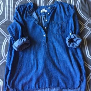 Loft Chambray Tunic - HOLDING