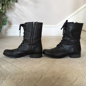 Barely Worn Steve Madden "Troopa" Combat Boots