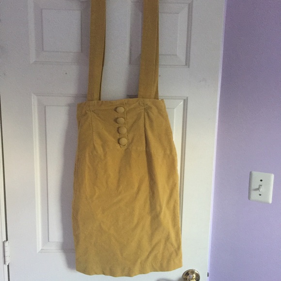 High Waisted Vintage Overall Skirt