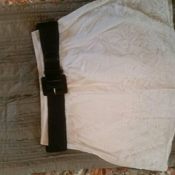 White skirt
