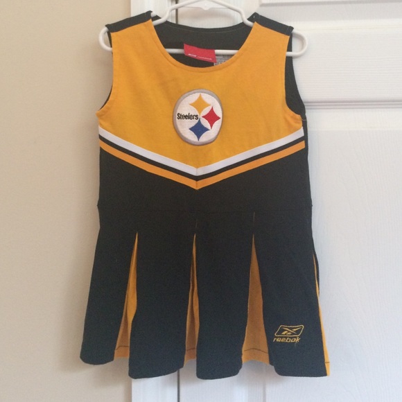 Girls steelers cheer uniform