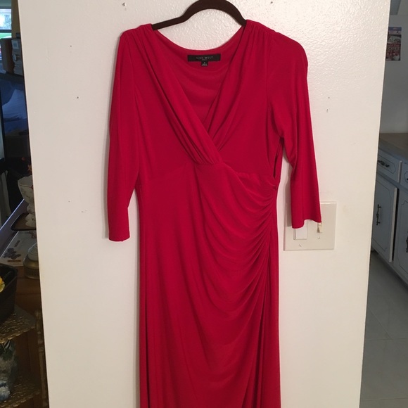 Red Maxi dress by Nine West.