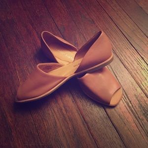 Franco Sarto Tan Flats