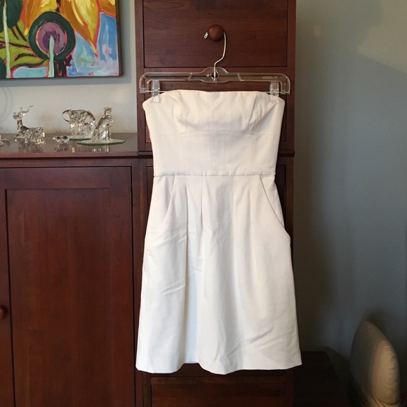 BCBG Maxazria Martina Strapless Dress with POCKETS - Picture 1 of 3