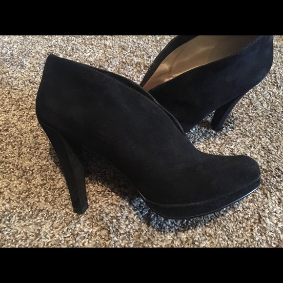 Michael Kors black ankle booties