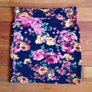 Floral Tube Skirt