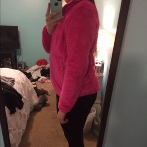 Pink north face