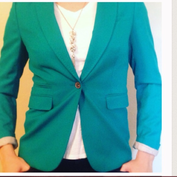 Hm turquoise blazer