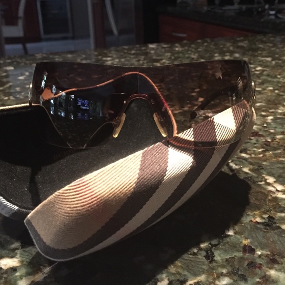Burberry sunglasses  Brown gold hardware