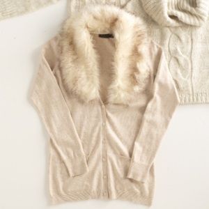 Fur sweater from the Limited