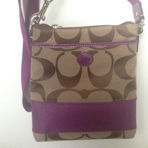 Purple authentic Coach purse