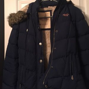 Hollister fur jacket