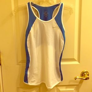 NWT blue & white Nike Dri-Fit tank