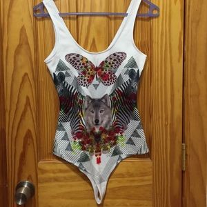 Psychedelic animal body suit