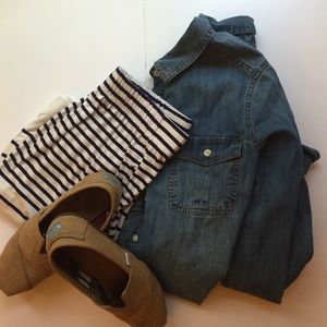 Striped Knit Skirt
