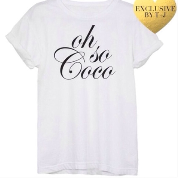 🌺Oh so coco fitted short sleeve tee - Picture 2 of 3
