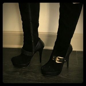 Black Suede Boots