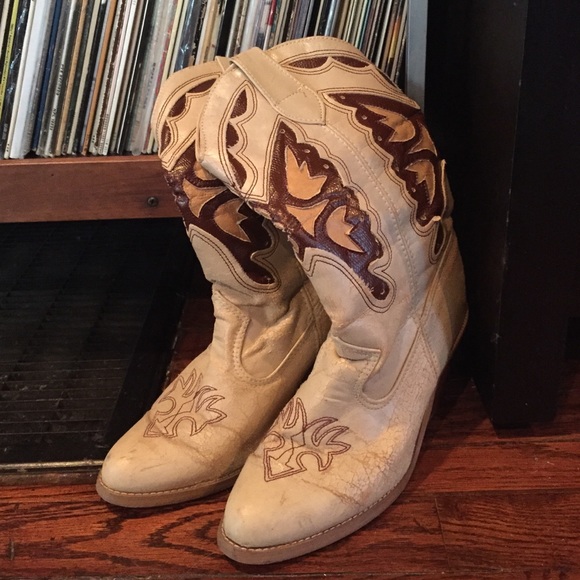Cowboy boots.