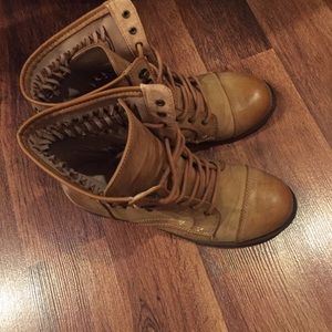 Tan boots