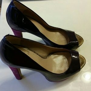 Purple open toe Vince camuto