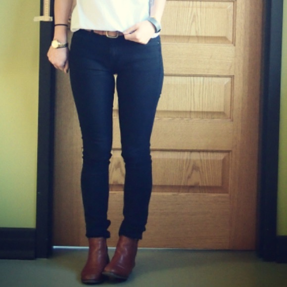 Uniqlo black skinny jeans