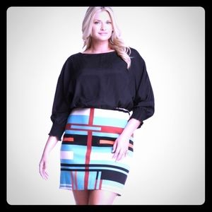 Jessica Simpson plus size twofer dress 16W