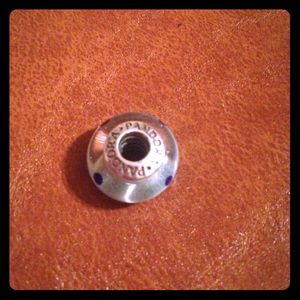 Blue Polka Dot Pandora Charm
