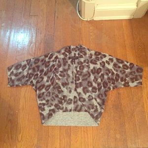 Like new leopard print shrug.