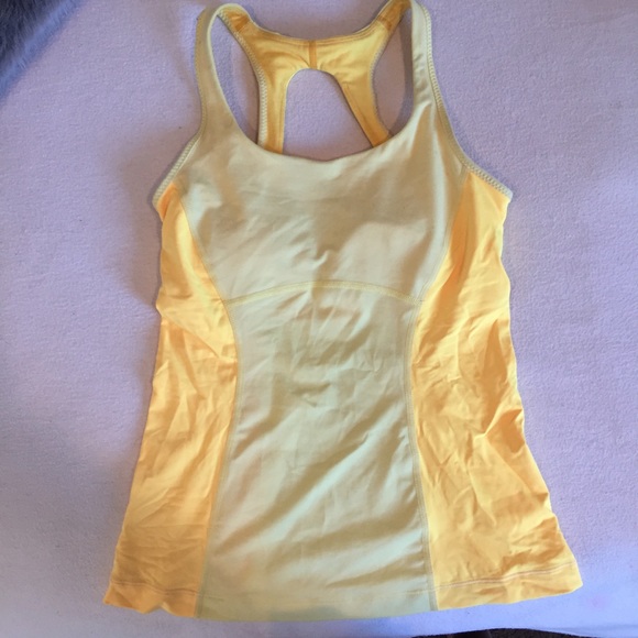 Yellow Lululemon Tank Top