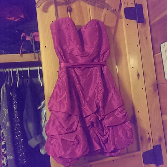 Magenta Pinkish Homecoming Dress