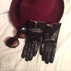 JB Guanti Cashmere Lined Leather Gloves!