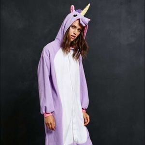 Purple unicorn onesie - worn once
