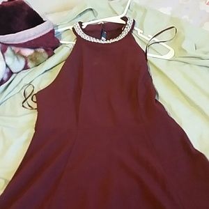 Maroon dress