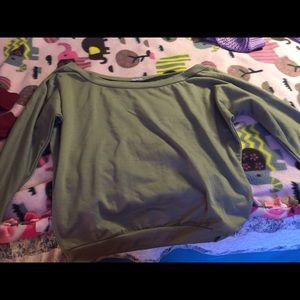 Off shoulder sweater