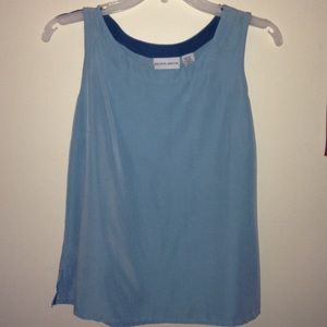Velvet sleeveless top