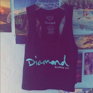 Diamond supply crop top