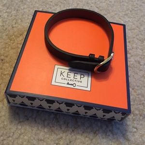 NWT Keep Collective Black Bracelet