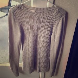 Cream Banana Republic Sweater in Medium