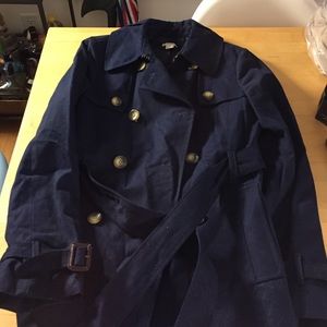 J Crew cotton short trench