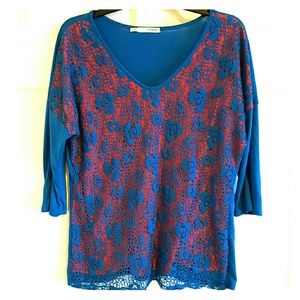 3/4 sleeve maurices top