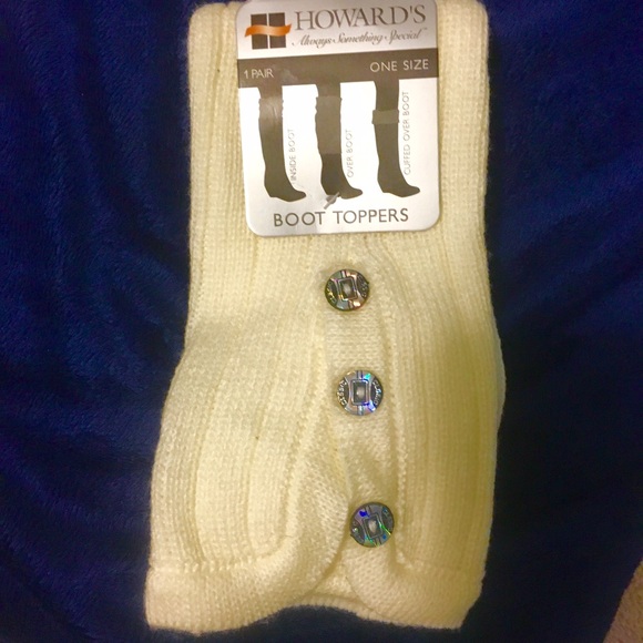 HOWARDS Ivory Boot Toppers - Picture 1 of 1