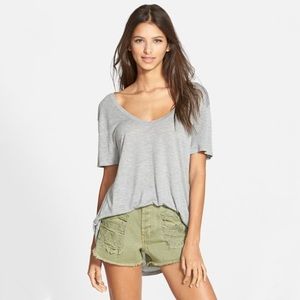 Deep V tee