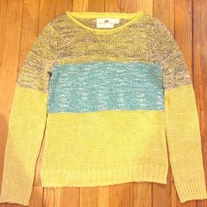 Anthropologie colorblock sweater