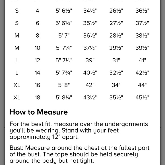 Shirt sizing fot NY & Co